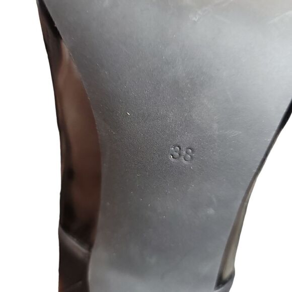 Saks 5/48 Black 5inch heels Size 38 - Picture 4 of 5